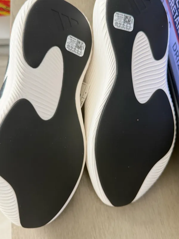 Size 6 - adidas Purechill Runner White Core Black - Image 5