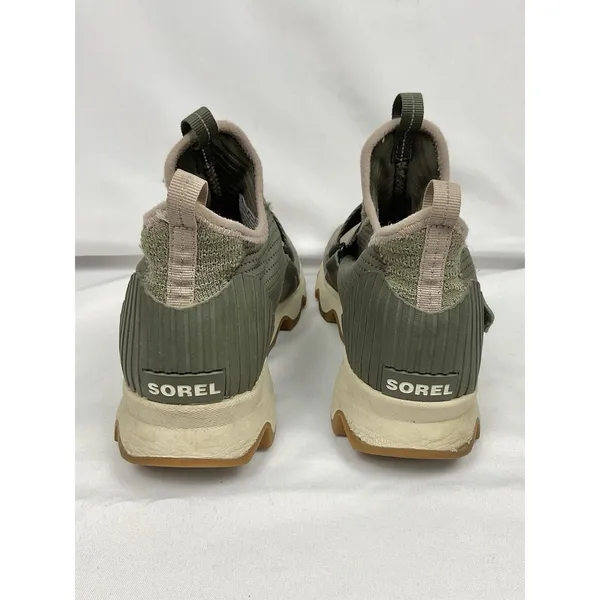 Sorel Kinetic Sneak Slip-On Cross Strap Alpine Tundra Olive Green Sz 9 Sneakers - Image 6