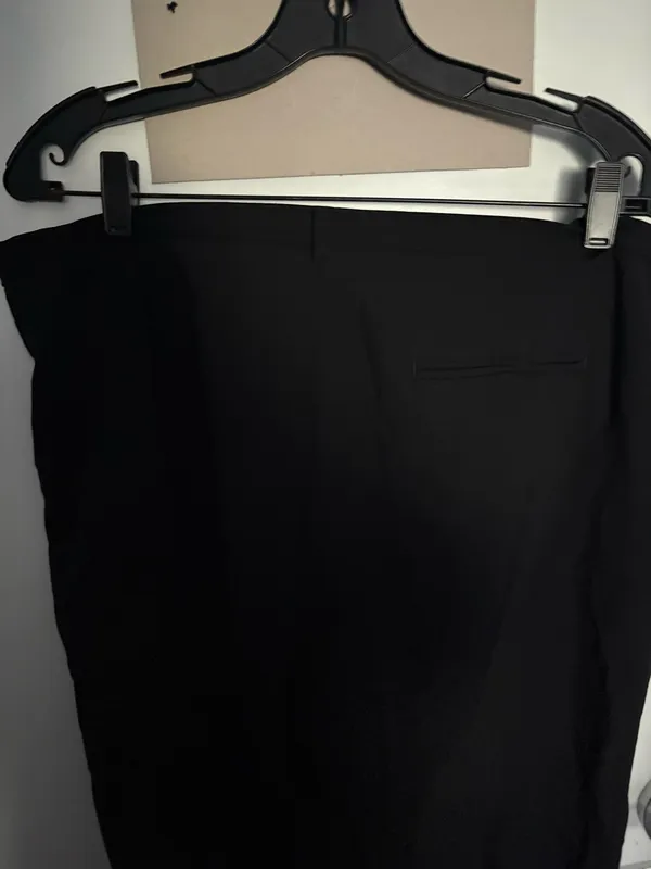 GAP Women's Black Dress Pants Straight Leg Flat Front Solid Regular Fit - Image 7