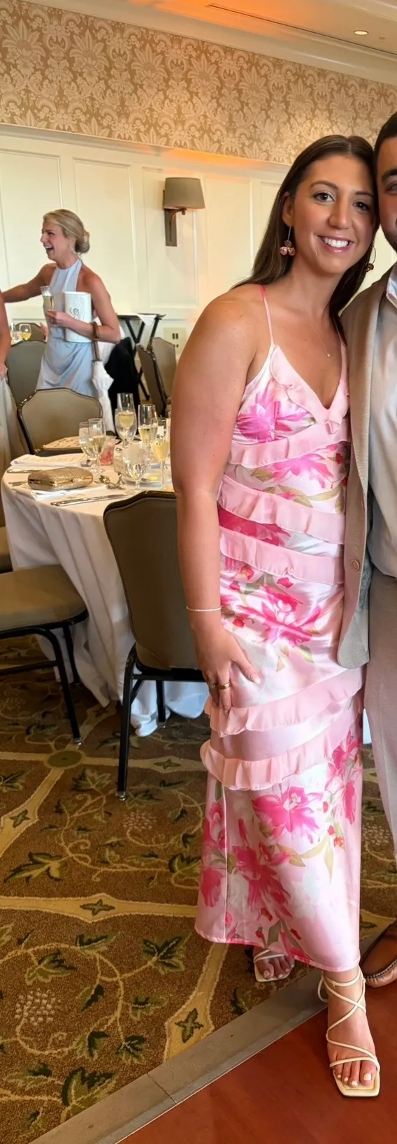 Beginning Boutique Pink Dress Maxi - Image 4