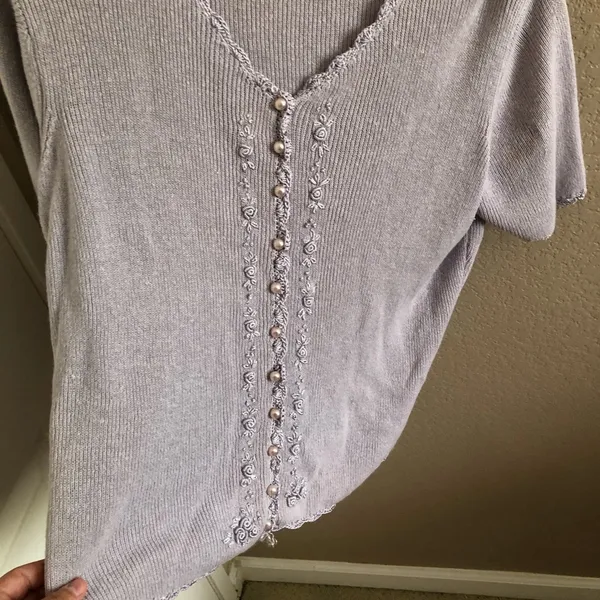 Lavender Vintage Top Size L - Image 2