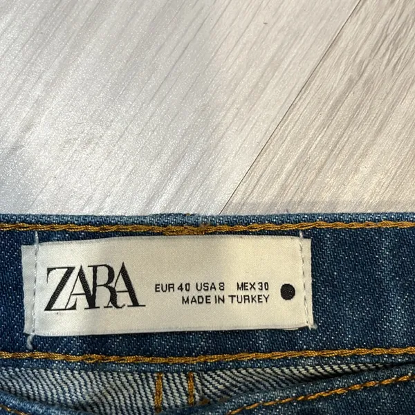 ZARA Women‎ Blue Jeans - Image 6