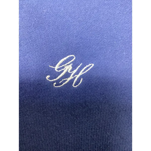 Gold Hinge Azure Mockneck Tank GH248-AZU Blue Cropped Sleeveless Sweatshirt L - Image 2