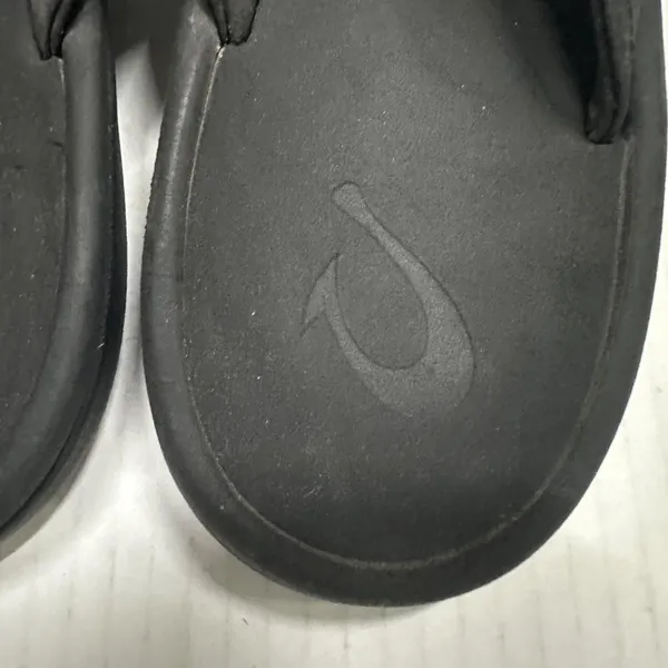 OluKai Ohana Shoes Womens Size 10 EU‎ 40 Black Flip Flop Sandals Comfort Casual - Image 6