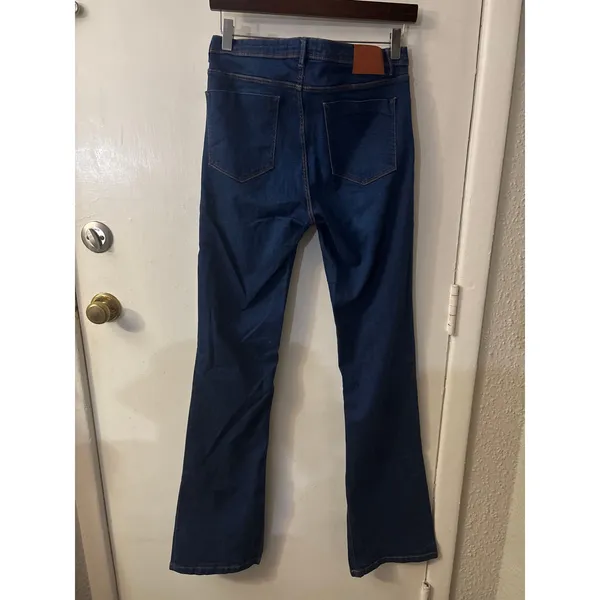 ZARA Trafuluc Denim Makers Flare Jeans 8 Festival 70s Festival Hippie Cosplay - Image 4