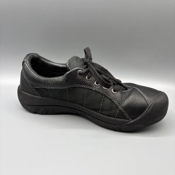 Keen Presidio Shoes Womens Size 9 Black Leather Comfort Oxford Sneakers Gorpcore - Image 5