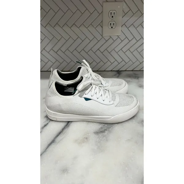 Vessi Weekend Sneaker White Waterproof Knit Shoes Women’s Size 9 W9 Casual - Image 7