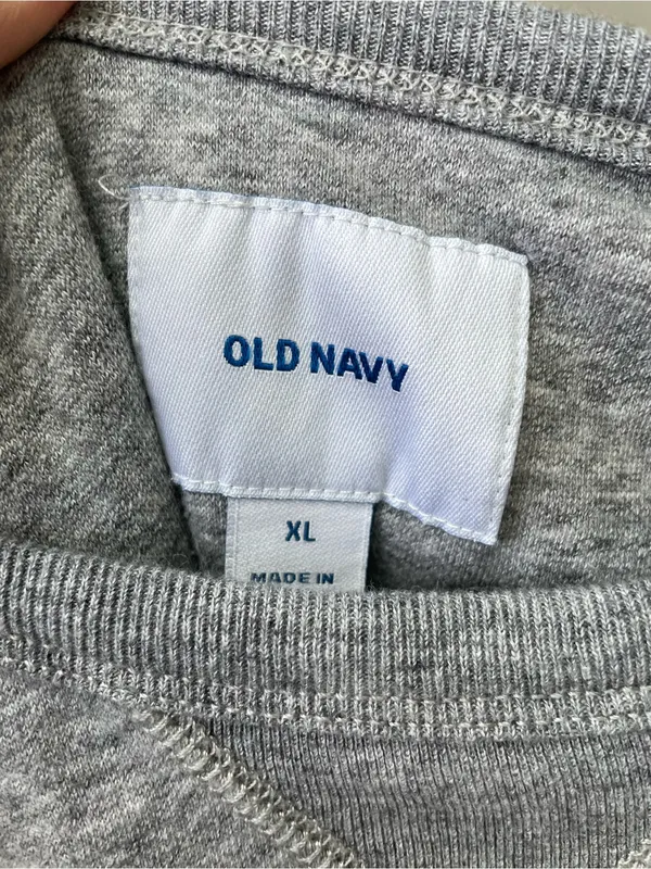 Old Navy Gray Crewneck Sweatshirt - Image 2