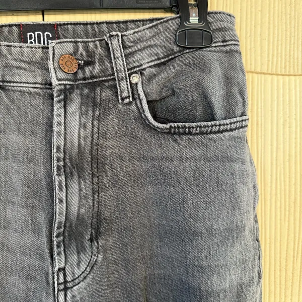 BDG Urban Outfitters Black High Rise Distressed Stretch Flared Jeans - Image 3