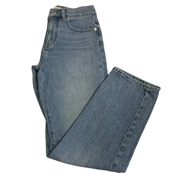 Madewell 90s Straight Jeans‎ 26 Blue Light Wash High Rise streetwear retro - Image 7