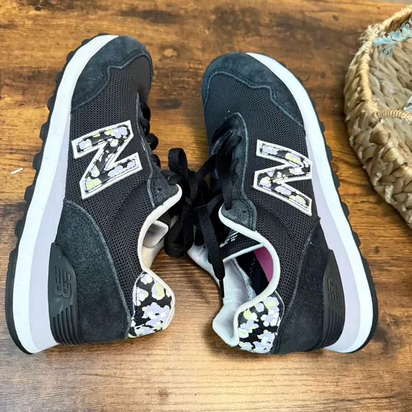 New Balance 515 V3 Black Nightshade Polka Womens Sz 7.5 Shoe Sneakers - Image 4