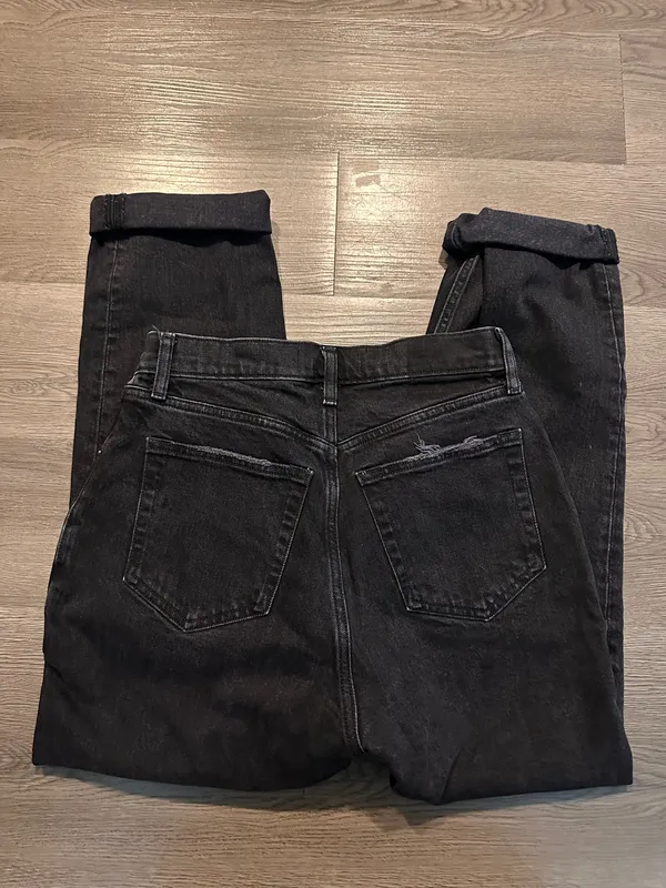 Abercrombie & Fitch curve love cross over black jeans - Image 3