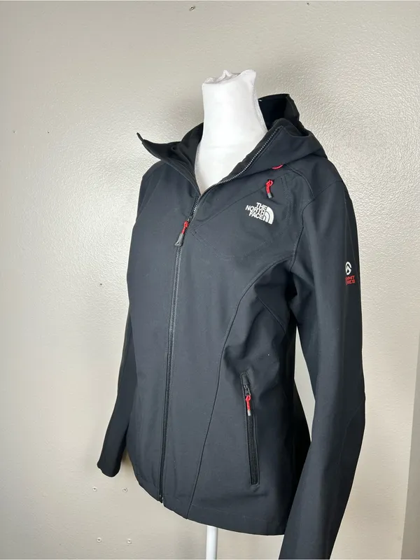The North Face Summit Series Womans Black Jacket with Hood - Image 2