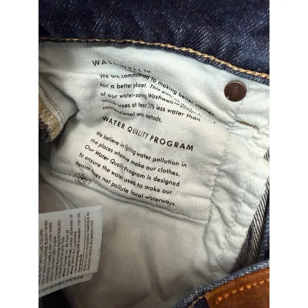 Banana Republic Washwell Women's‎ Jeans 27 Button Fly Straight Leg Denim - Image 8