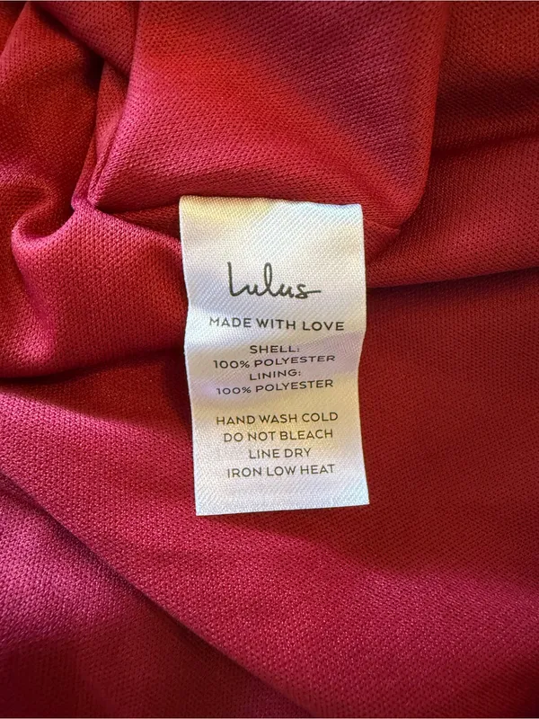 Lulus Beautiful Soul Floral Print Twist-Front Maxi Dress Burgundy XL NWT - Image 12