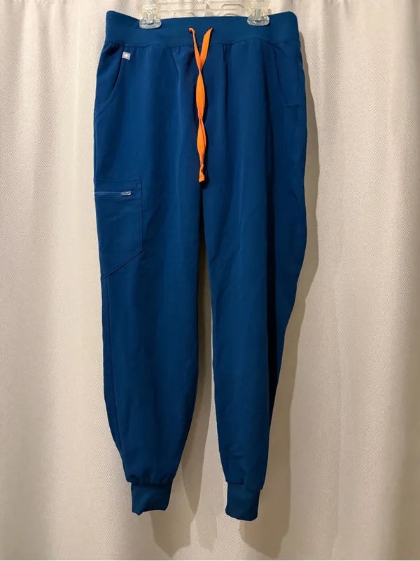 Figs Zamora Jogger Scrub Pants Deep Reef Blue Women’s Medical Uniform - Image 2
