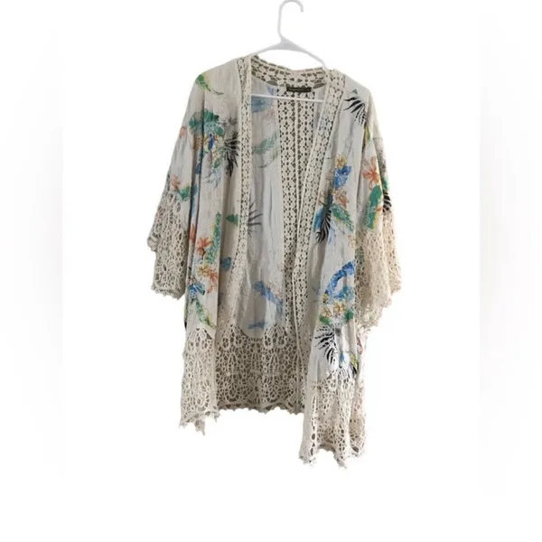 Spiaggia Dolce Floral Sheer Swim Coverup - Image 3