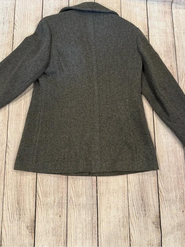 Bromleigh The Classic Peacoat Dark Gray 100% Pure Wool Double Breasted Jacket S - Image 3