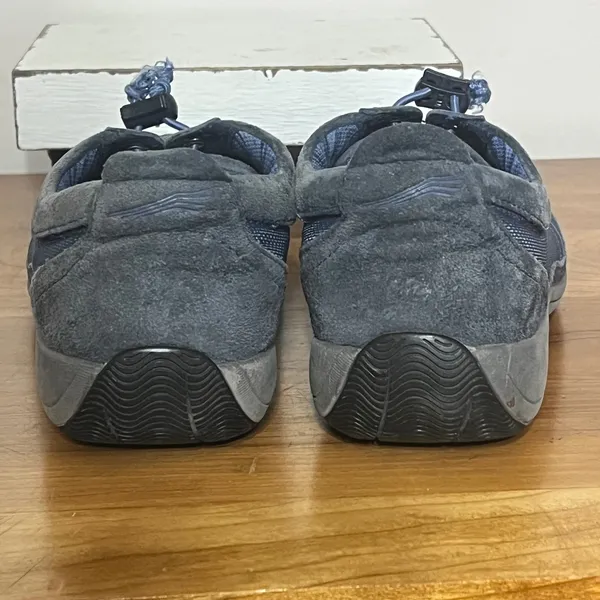Dansko Elise Navy Blue Leather Mesh Bungee Lace Walking Shoes Womens Size‎ 38 - Image 5