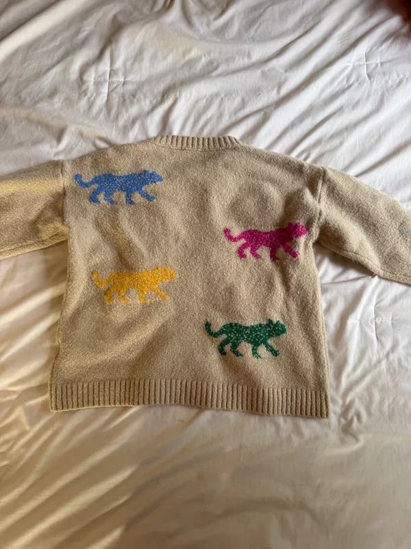Tiger sweater Tan - Image 2