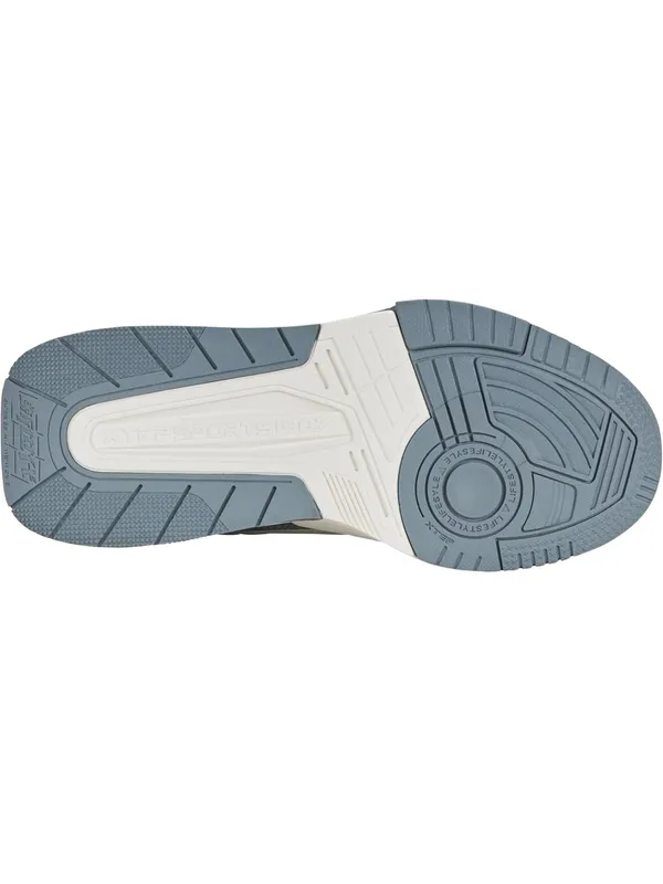 K-Swiss Multi-Accent Chunky Sneaker in White, Blue, Gray & Orange - Image 3