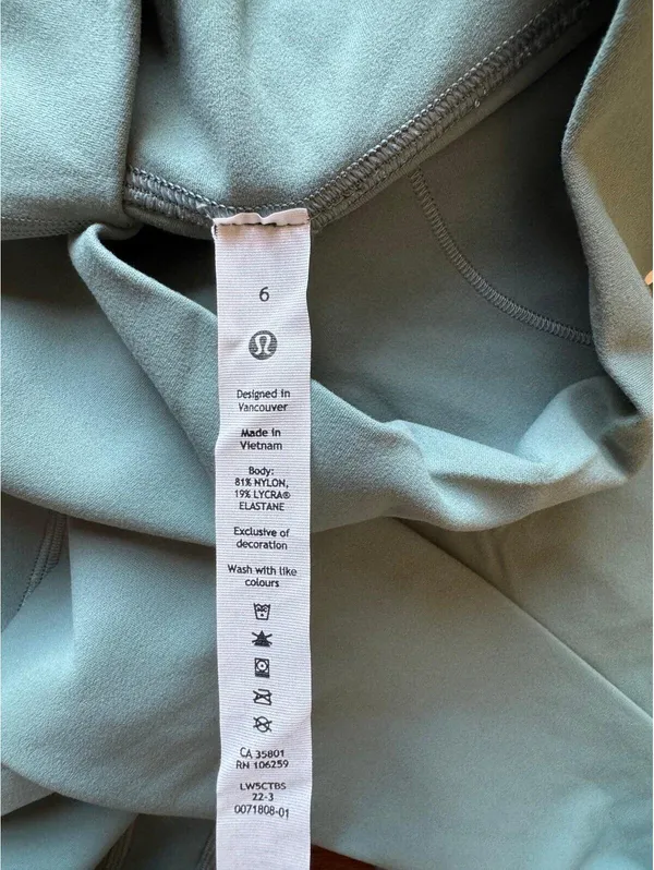Lululemon Align High Rise 25” Tidal Teal Size 6 NWT - Image 6