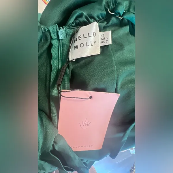 Final Price Nwt Hello Molly Mission Accomplished Dress Emerald - Image 6