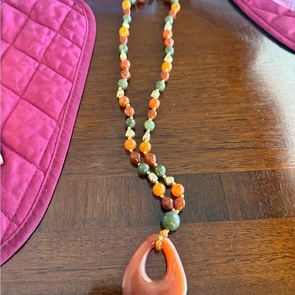 Vintage Colorful Necklace - Image 2