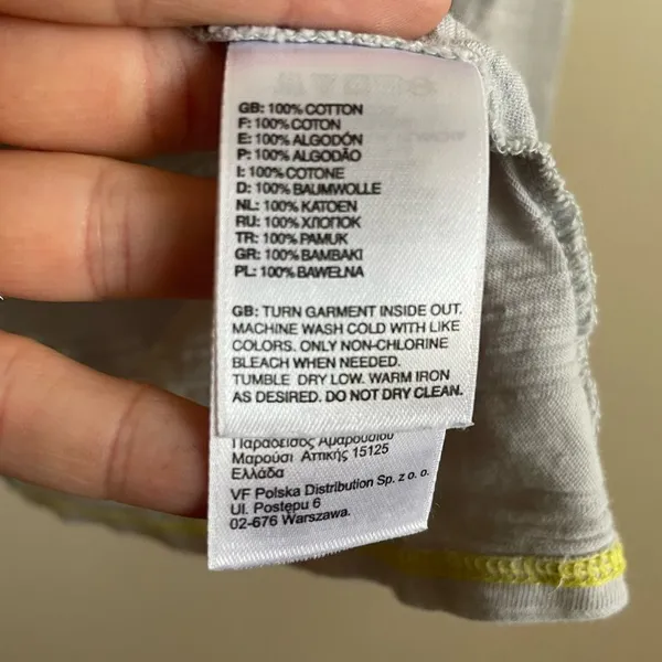 The North Face gray white long sleeve top‎ - Image 4