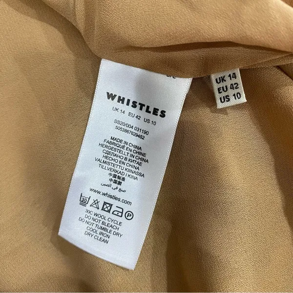 Whistles Flounce Dress Brushed Cheetah‎ Flippy Dress Career Wear - Image 5