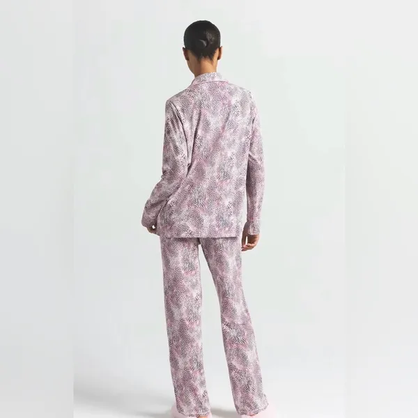 Skims Long Sleep Set Bloom Mini Multi Animal NWT XL - Image 4