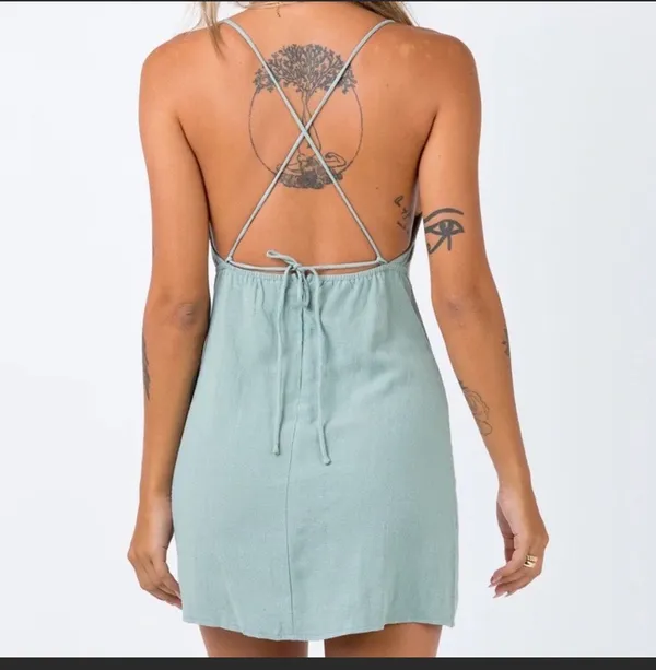 Sage Green Dress - Image 3