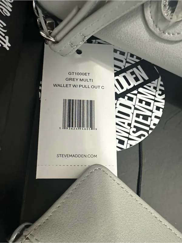 Steve Madden Light Gray Wallet with Cardholder Set NWT - Image 7
