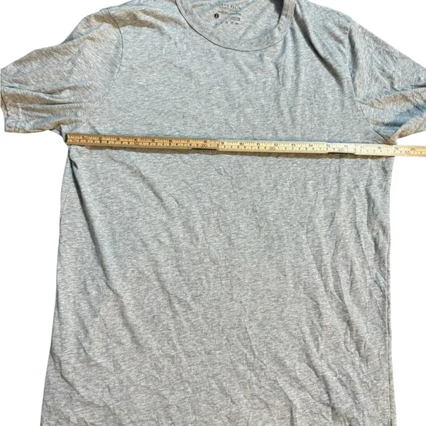 Perry Ellis Womens Light Gray Casual Short Sleeve Tee Sz‎ L - Image 4