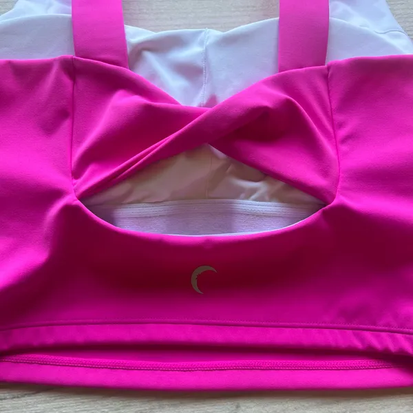 Zyia Hot Pink Cutout Active Padded Bra Tank - Image 6