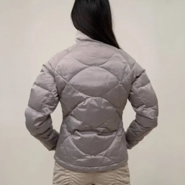 The North Face | Goose Down‎ 550 Silver Quilted Puffer Jacket, size XS - Image 2