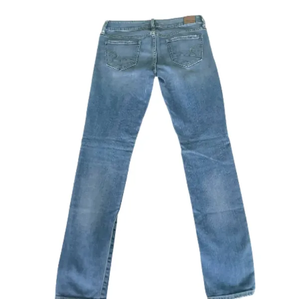American Eagle Low Rise Distressed Blue Jeans vintage Y2K - Image 3