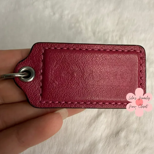 2" COACH Fob Bag Charm Hang tag Hangtag - Image 2