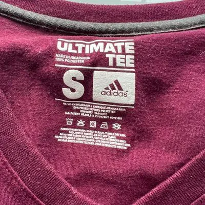 Maroon V Neck Running Tee - Image 4