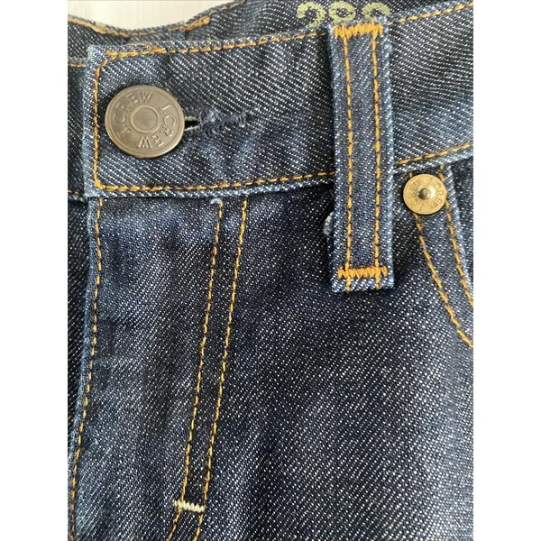 J.Crew Bootcut Jeans Womens Size 28S Dark Indigo Wash Classic Denim Stretch - Image 3
