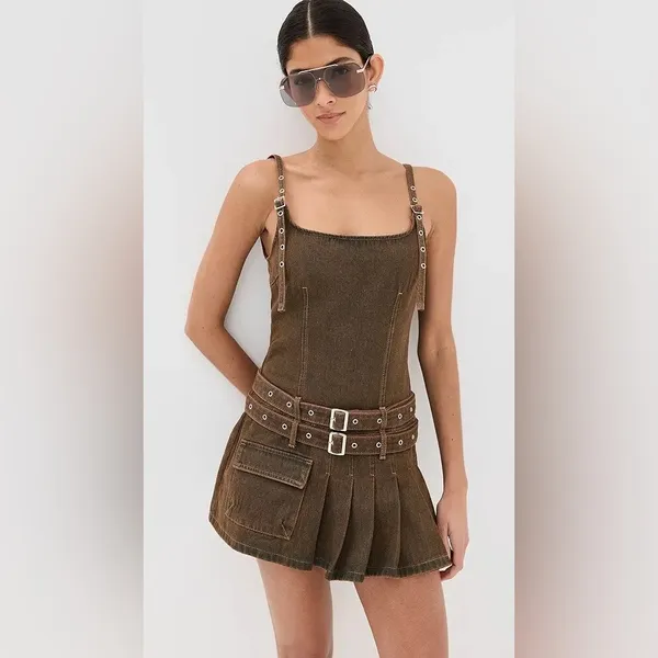 Lioness Biker Mini Dress - Image 2