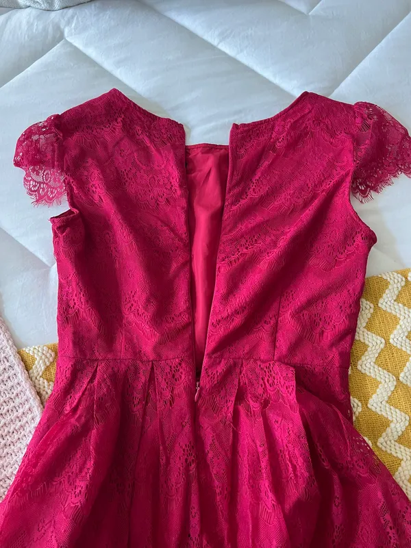 Nordstrom Pink Lace Dress - Image 10