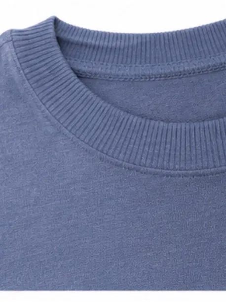 Z Supply Blue Oversized Lightweight Sweatshirt Size M - Image 5