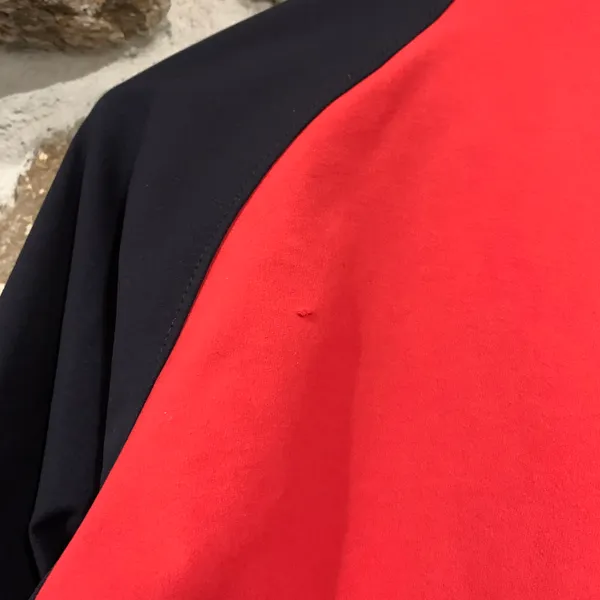 Patagonia Red/Black Two Tone  Zip Up Coat Jacket Windshield Jacket - Image 5