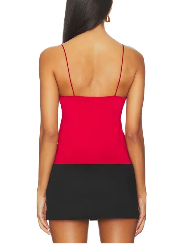NWOT Free People Intimately My Way Triangle Cami in Deep Cherry Size Small - Image 3