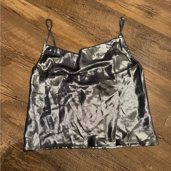 NWT Free People Sunset Shimmer Woven Cami size small - Image 4