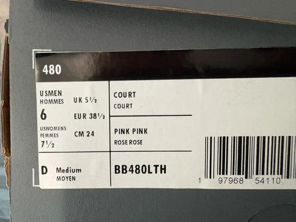 Pink and white New Balance - Image 8