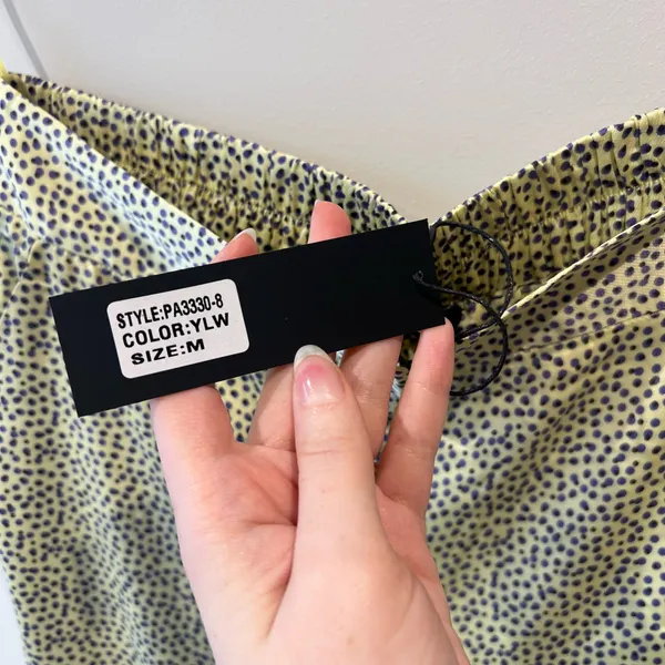 Lucy Paris Satin Cheetah Print Dress Pants - Image 4