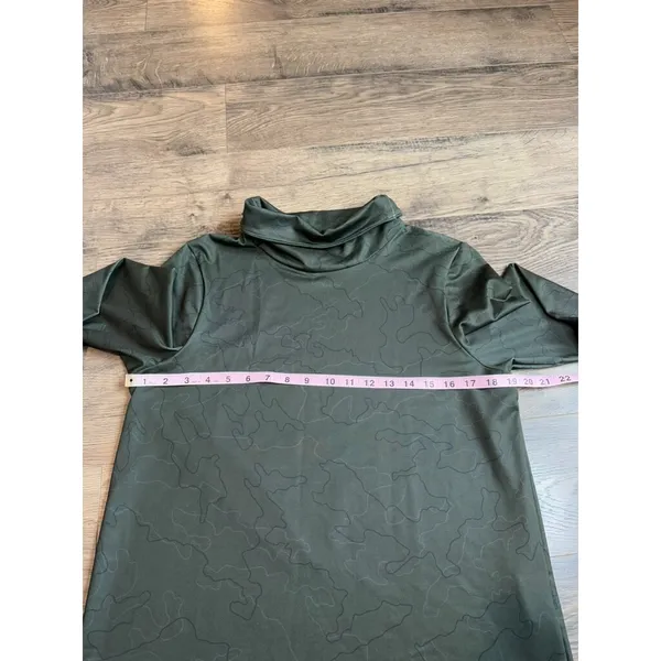 EUC Womens Under Armour long sleeve mock neck loose fit green warm size M‎ - Image 6