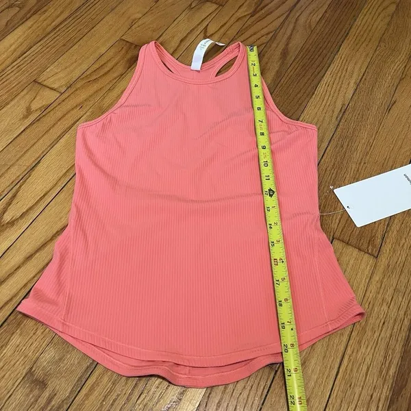 Lululemon NWT Base Pace Ribbed Tank Top in Raspberry‎ Cream Size 4 - Image 6